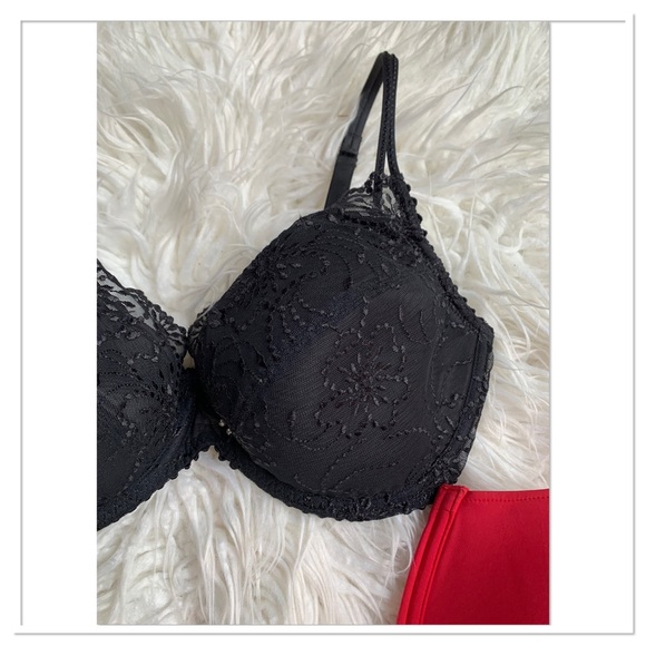 Marie Jo L’Aventure Bra Bundle Underwire Cup Red Black Size 34DDD - Picture 6 of 16